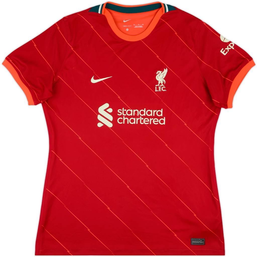 2021-22 Liverpool Home Shirt - 9/10 - (Women's XL)