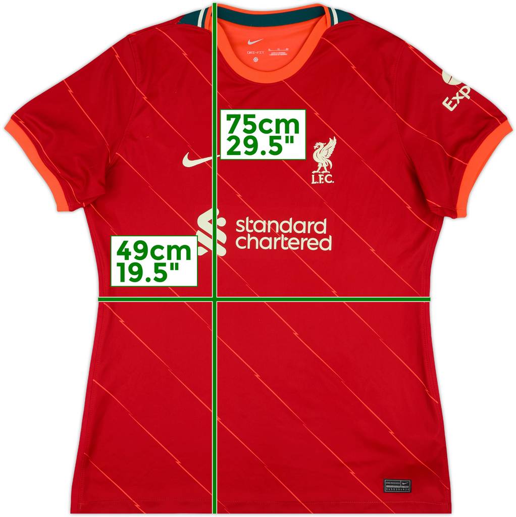 2021-22 Liverpool Home Shirt - 9/10 - (Women's XL)