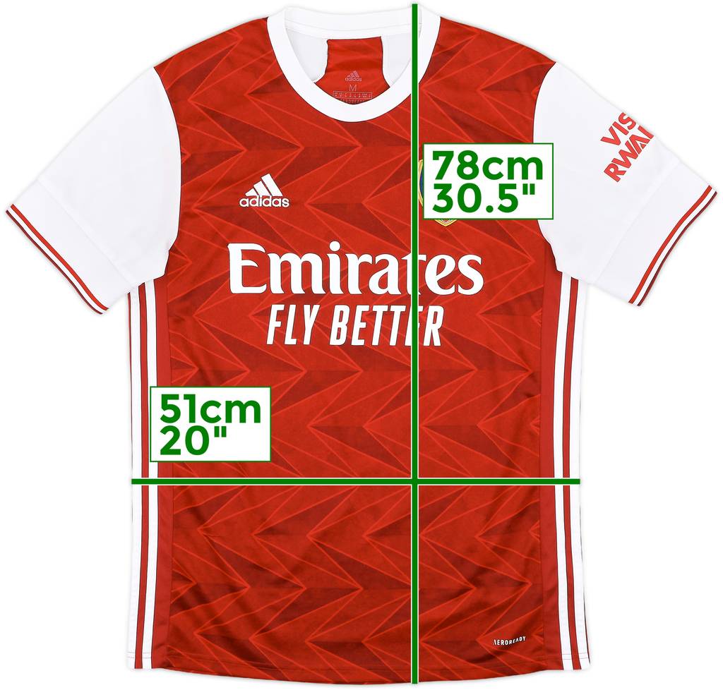 2020-21 Arsenal Home Shirt - 4/10 - (M)