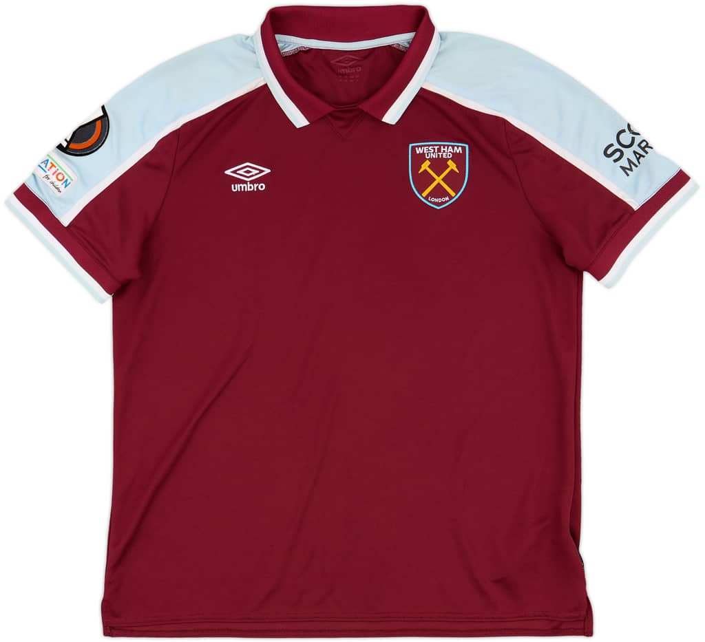 2021-22 West Ham Home Shirt - 8/10 - (XL)