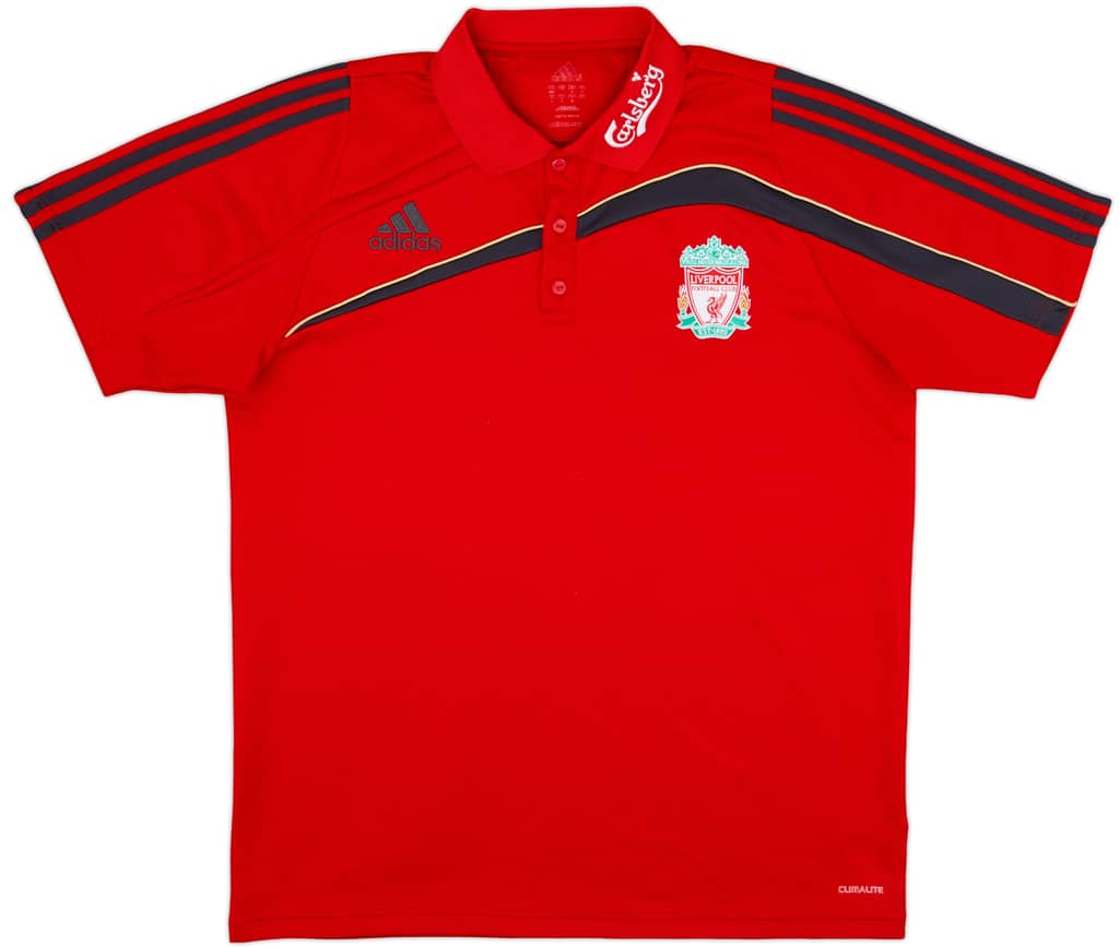 2009-10 Liverpool adidas Polo Shirt - 8/10 - (L)