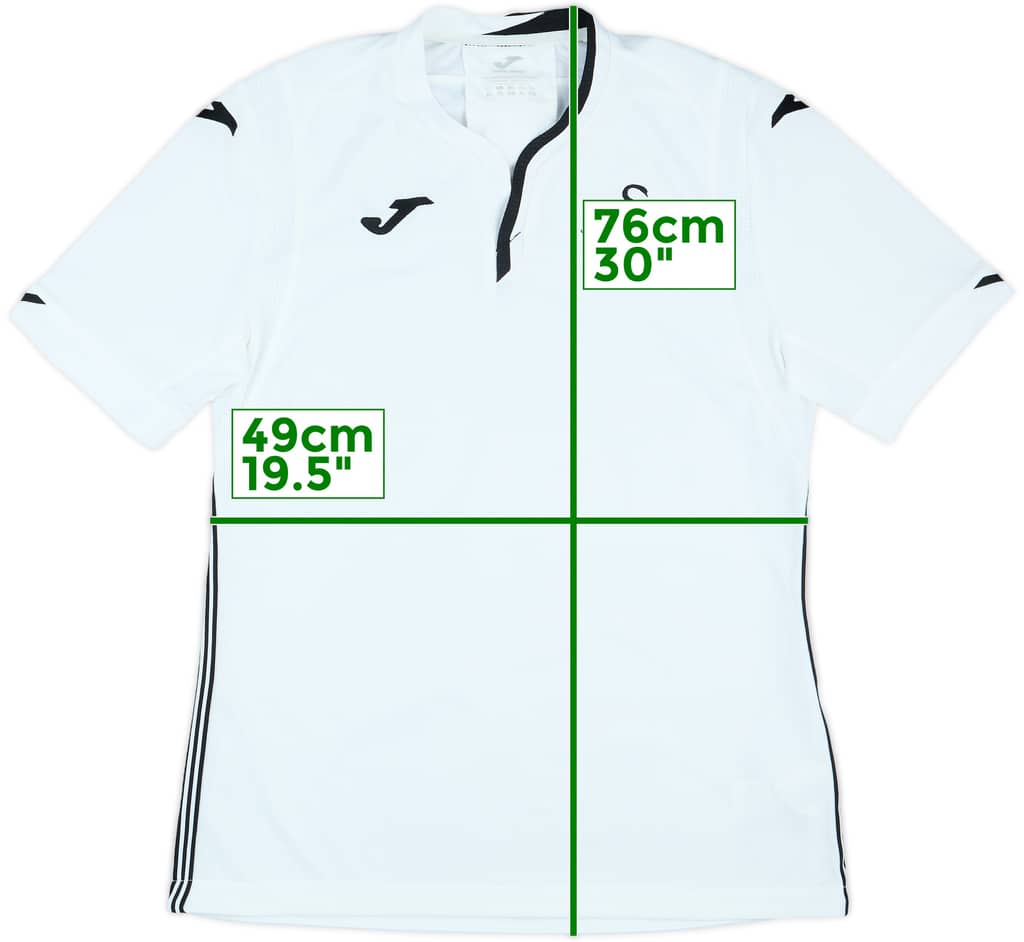 2018-19 Swansea Home Shirt - 8/10 - (XL)