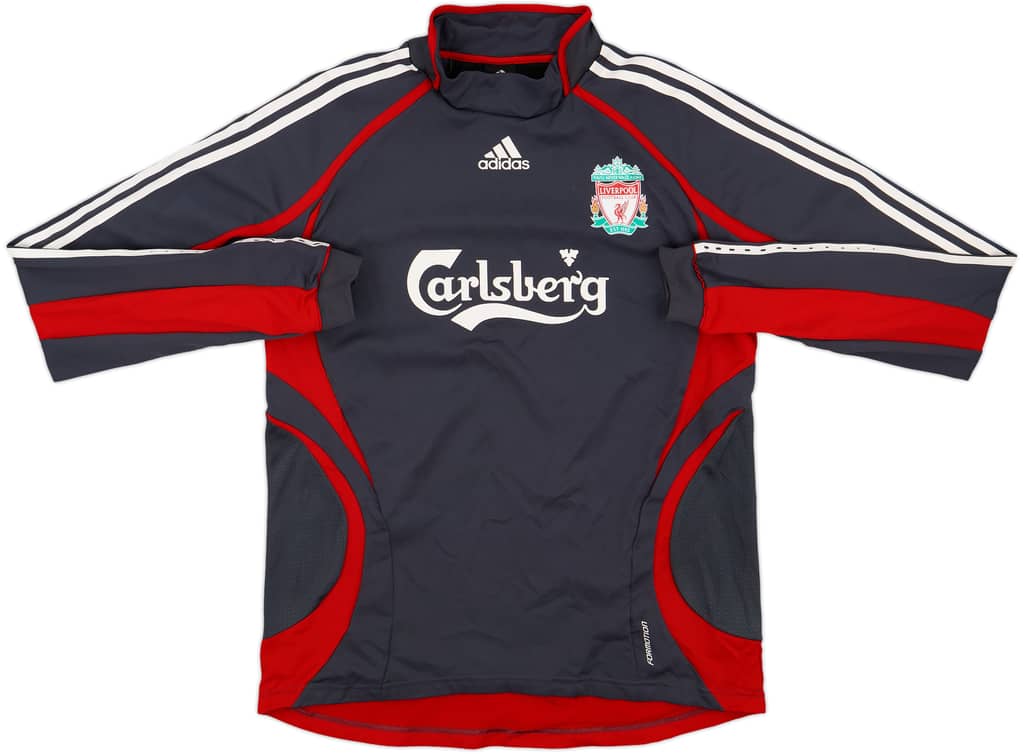 2006-07 Liverpool adidas Formotion Sweat Top - 8/10 - (L)