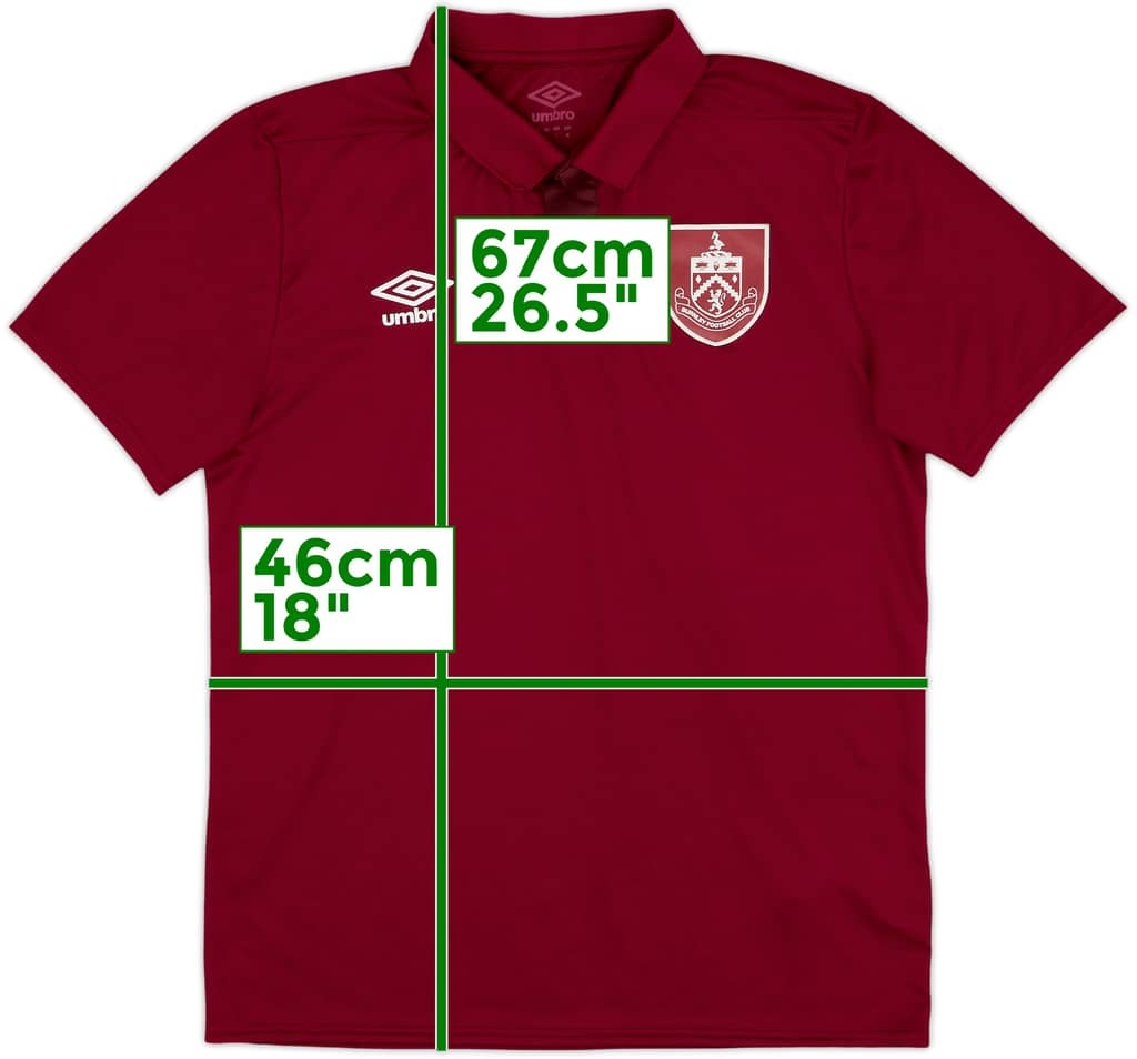 2022-23 Burnley Umbro Polo Shirt - 10/10 - (M)