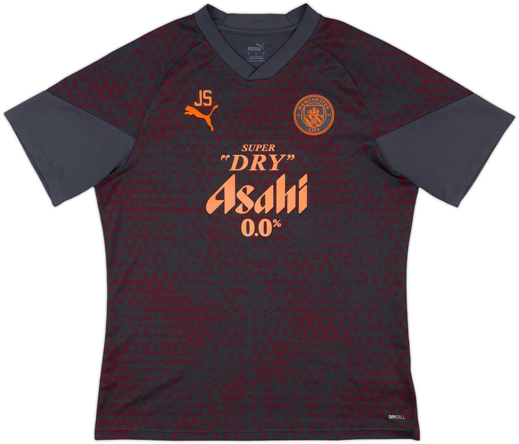 2023-24 Manchester City Puma Staff Issue Training Shirt JS - 9/10 - (L)