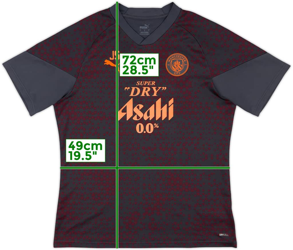 2023-24 Manchester City Puma Staff Issue Training Shirt JS - 9/10 - (L)