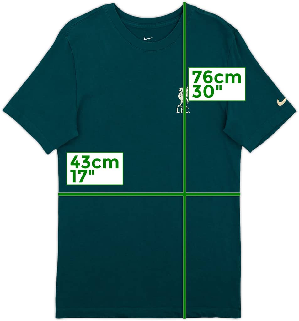 2021-22 Liverpool Nike Cotton Tee - 7/10 - (S)