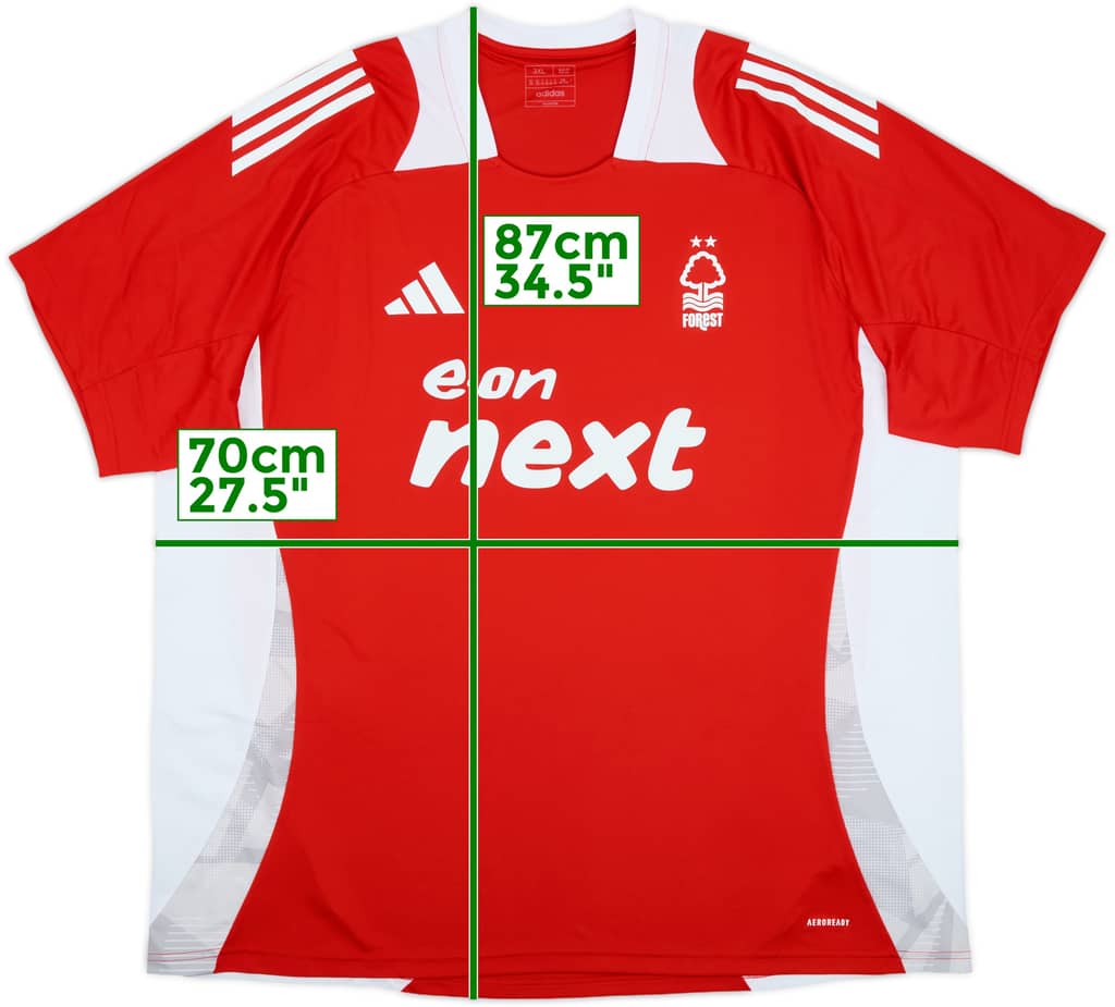 2024-25 Nottingham Forest adidas Training Shirt - 8/10 - (3XL)