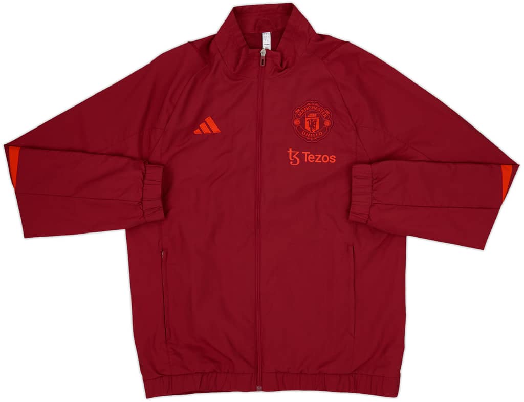 2023-24 Manchester United adidas Track Jacket - 10/10 - (L)