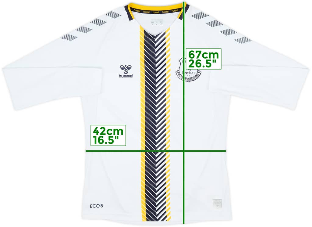 2021-22 Everton Third L/S Shirt - 9/10 - (S)