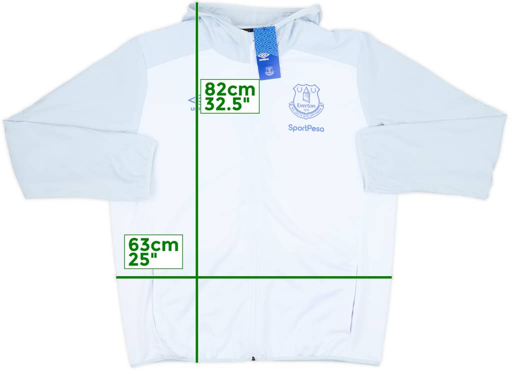 2019-20 Everton Umbro Hooded Rain Jacket (XXL)