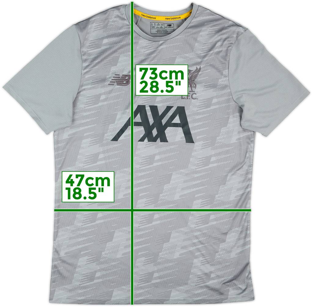 2019-20 Liverpool New Balance Training Shirt - 9/10 - (M)