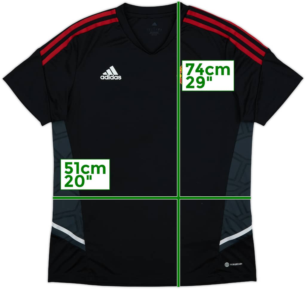 2021-22 Manchester United adidas Training Shirt - 10/10 - (L)