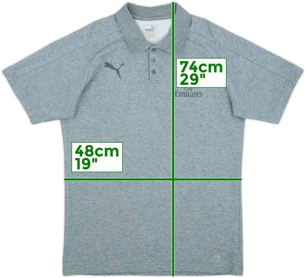 2015-16 Arsenal Puma Polo Shirt - 9/10 - (L)