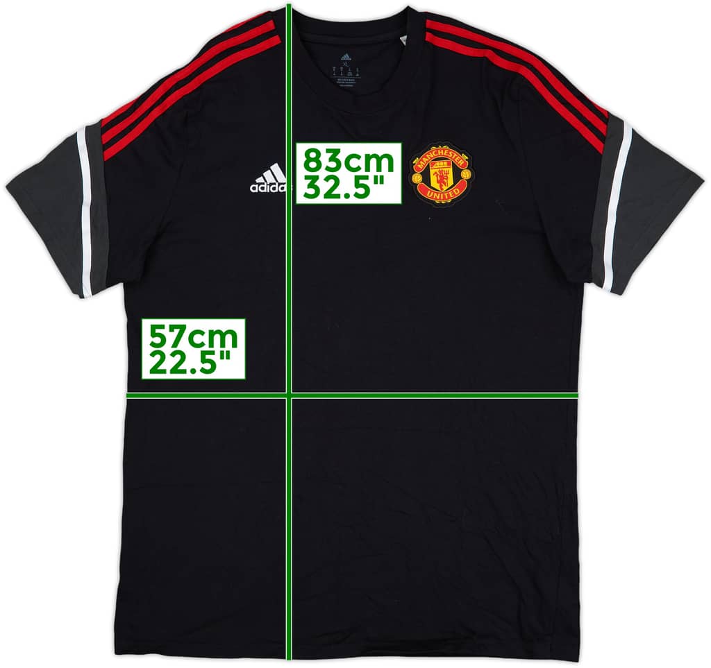 2022-23 Manchester United adidas Training Shirt - 8/10 - (XL)