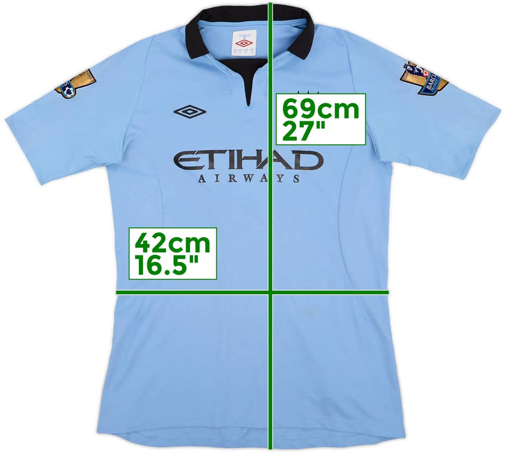 2012-13 Manchester City Home Shirt - 8/10 - (Women's M)