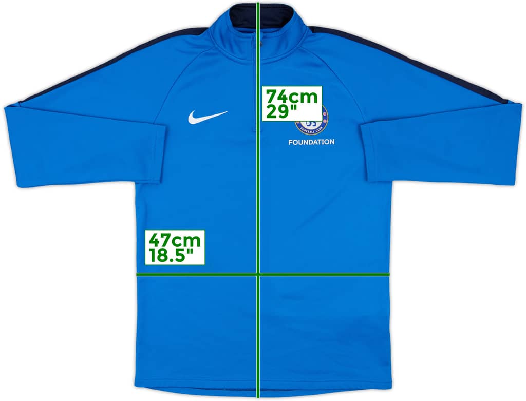 2019-20 Chelsea Foundation Nike 1/4 Zip Drill Top - 8/10 - (S)