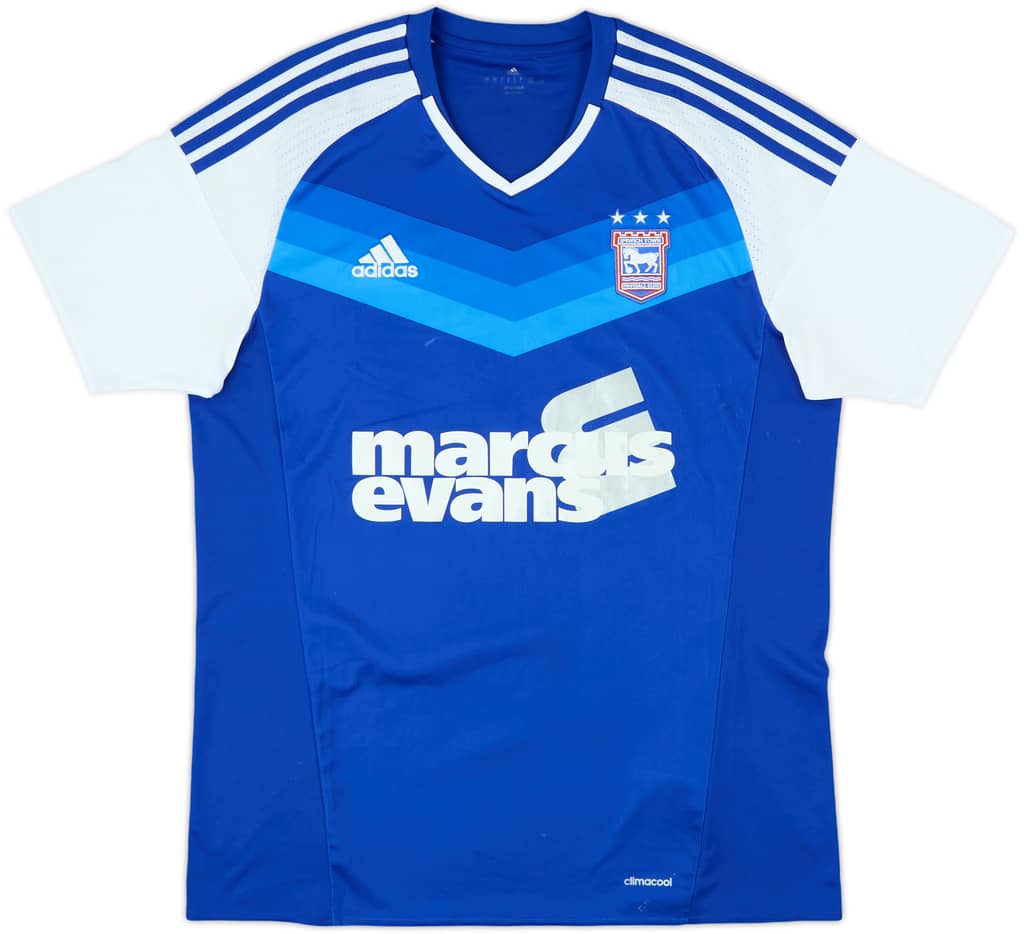 2016-17 Ipswich Home Shirt - 6/10 - (L)