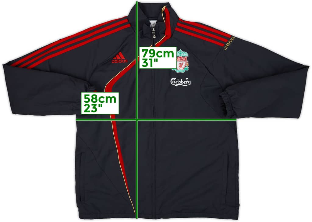 2009-10 Liverpool adidas Track Jacket - 8/10 - (L)