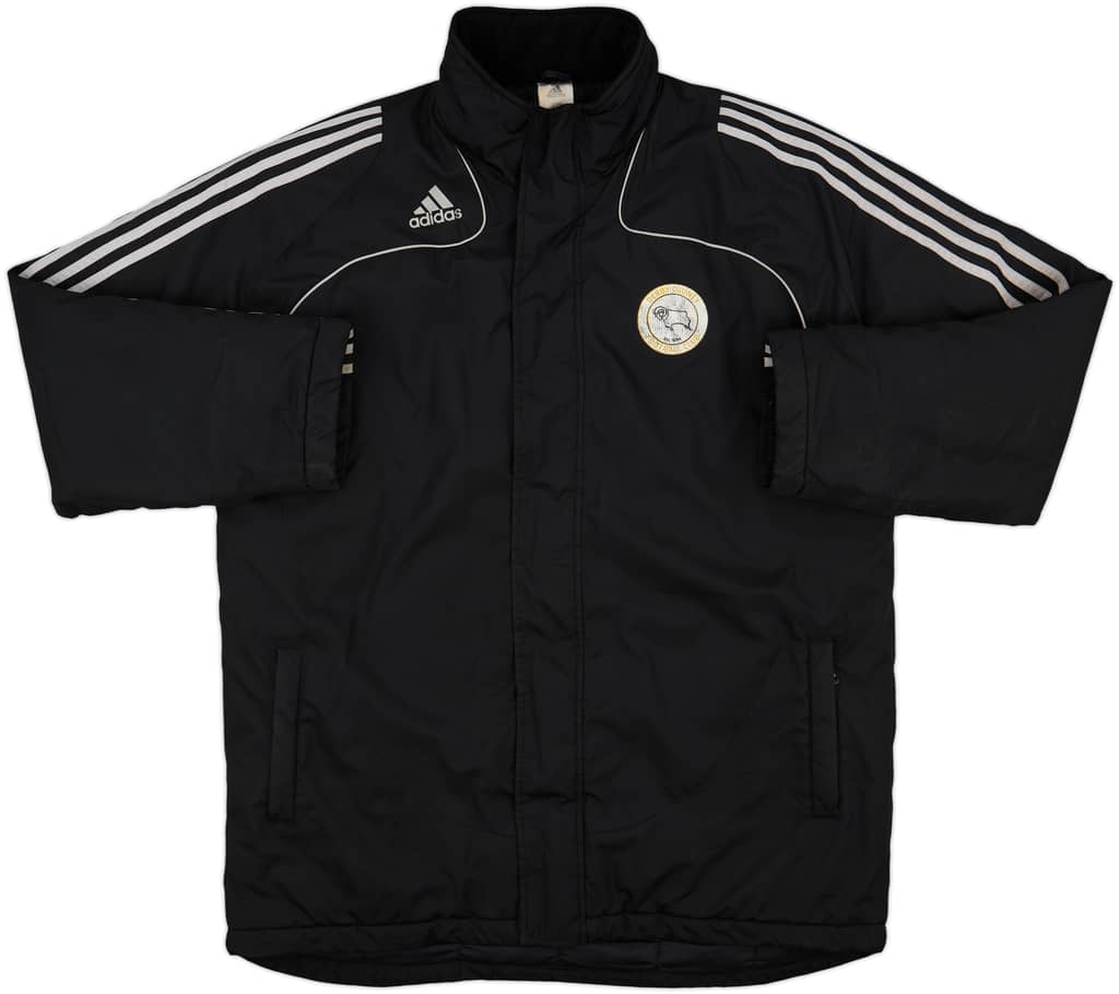 2007-09 Derby County adidas Padded Bench Coat - 5/10 - (L)