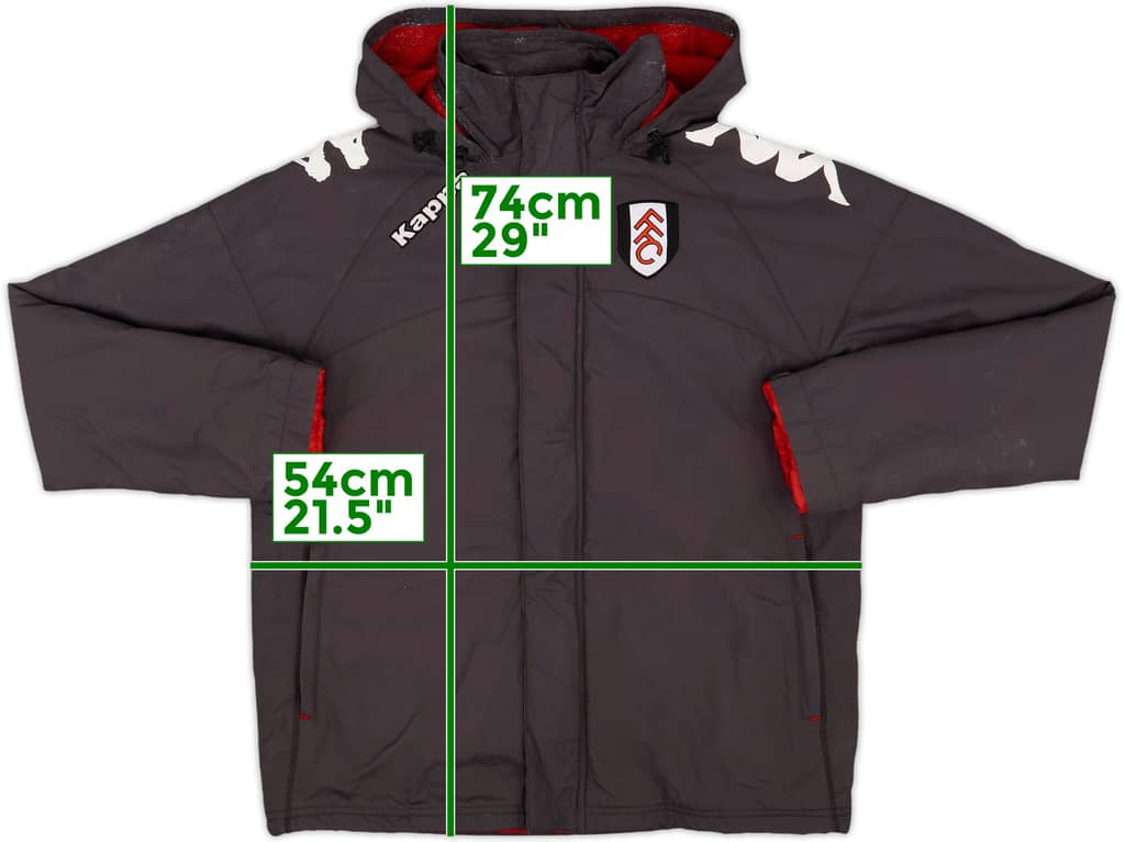 2010-11 Fulham Kappa Padded Bench Coat - 5/10 - (S)