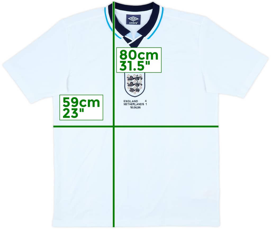 2010 England '1995-97 Home' Reissue Shirt - 9/10 - (XL)