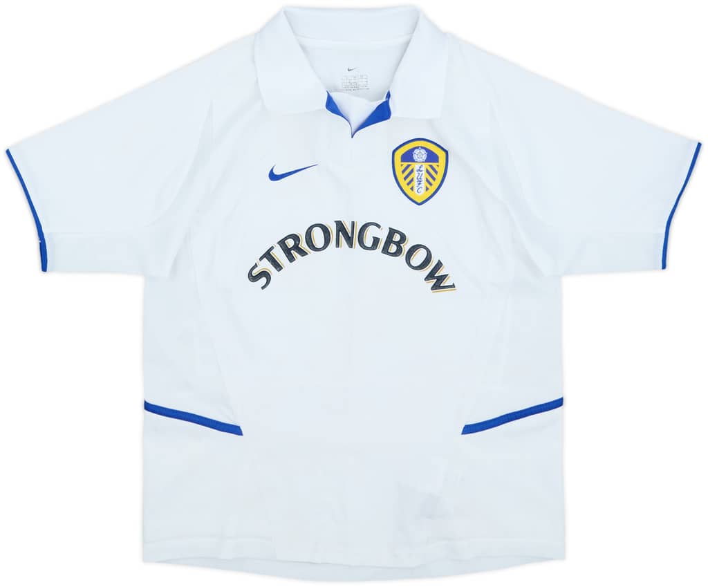 2002-03 Leeds United Home Shirt - 7/10 - (M.Boys)