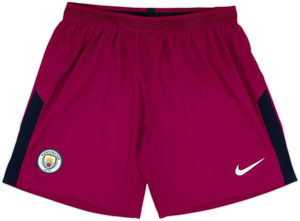 2017-18 Manchester City Authentic Away Shorts - 10/10 - (XL)