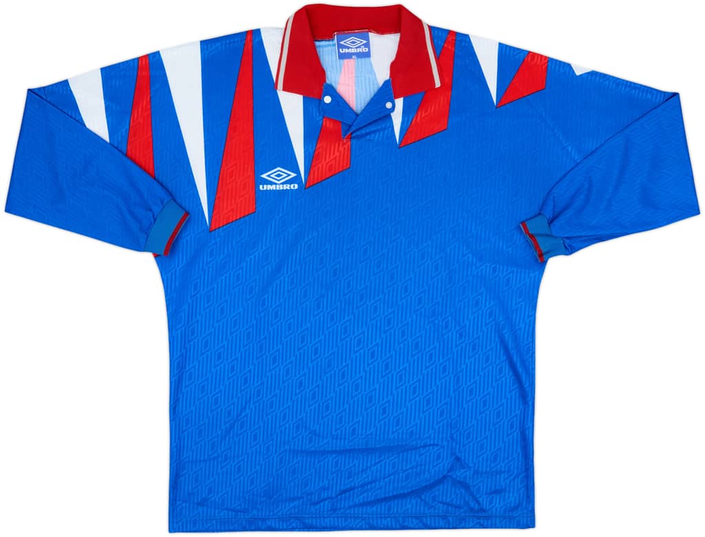 1990s Umbro Template L/S Shirt - 9/10 - (XL)