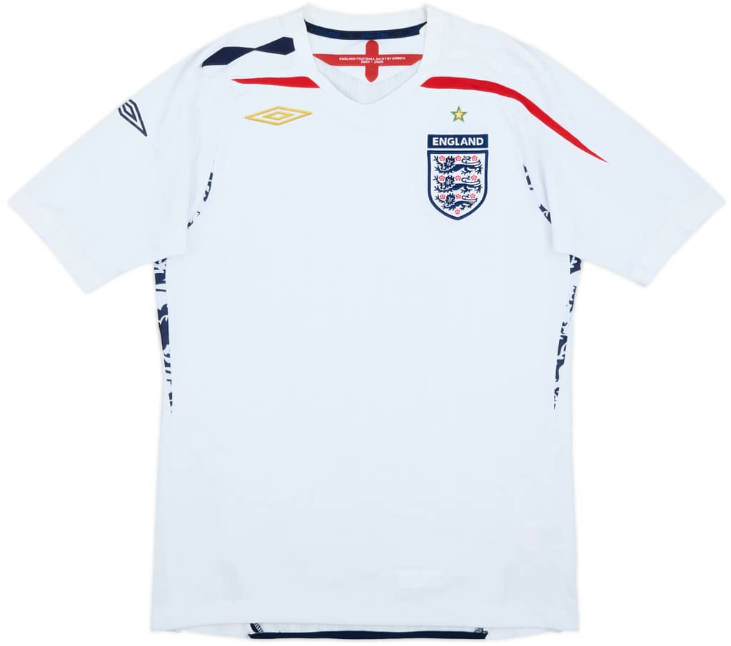 2007-09 England Home Shirt - 5/10 - (S)