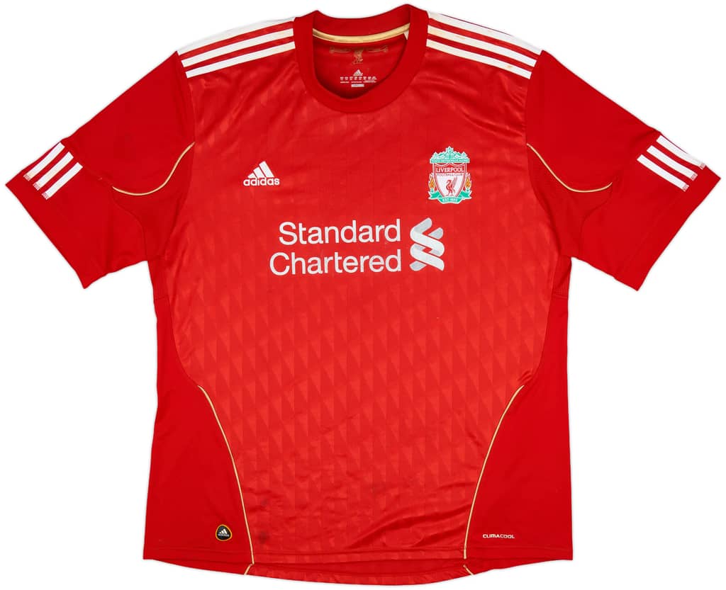 2010-12 Liverpool Home Shirt - 4/10 - (XXL)