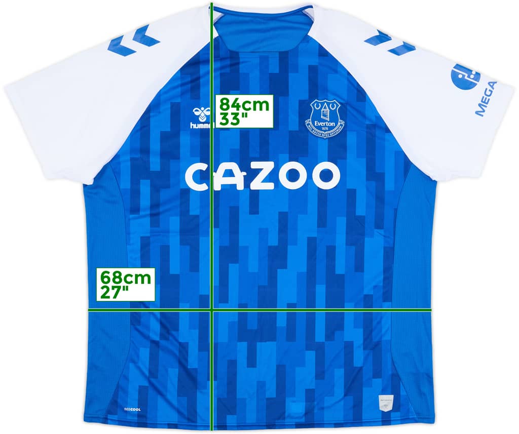 2021-22 Everton Hummel Training Shirt - 8/10 - (XXL)