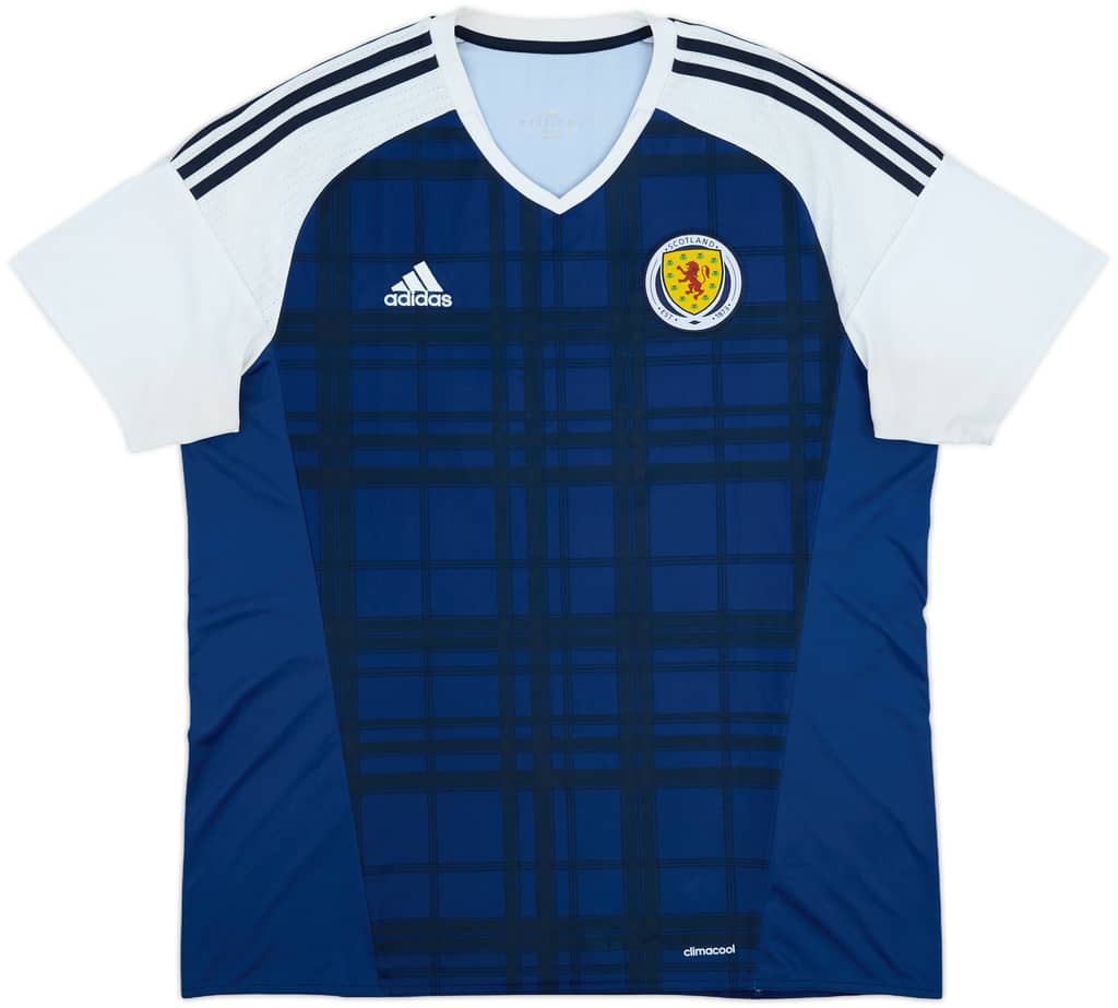 2015-17 Scotland Home Shirt - 7/10 - (XL)