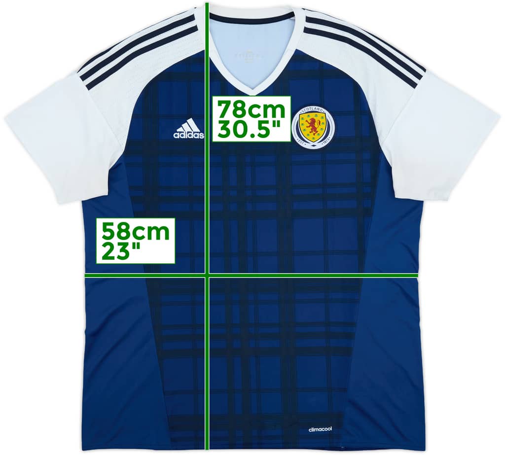 2015-17 Scotland Home Shirt - 7/10 - (XL)