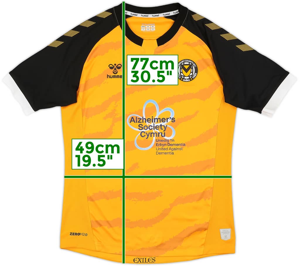 2020-21 Newport County Home Shirt - 8/10 - (S)