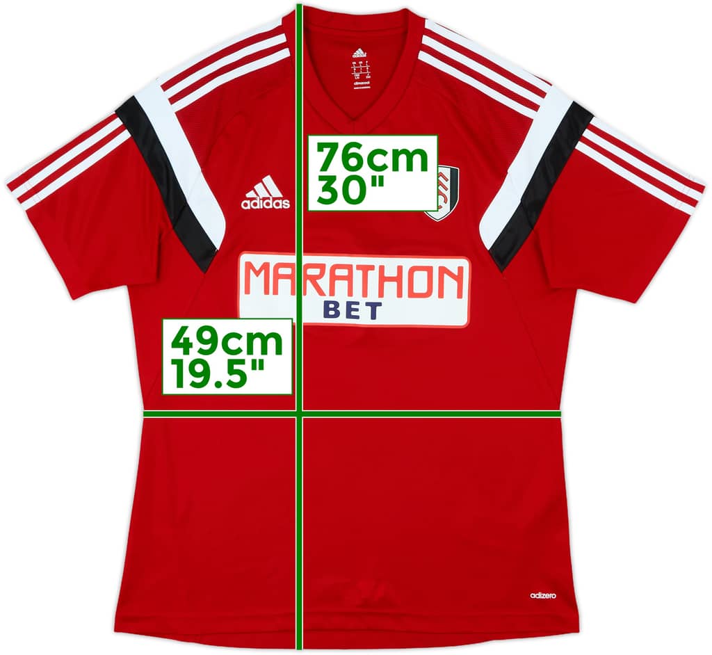 2014-15 Fulham adizero Training Shirt - 9/10 - (L)