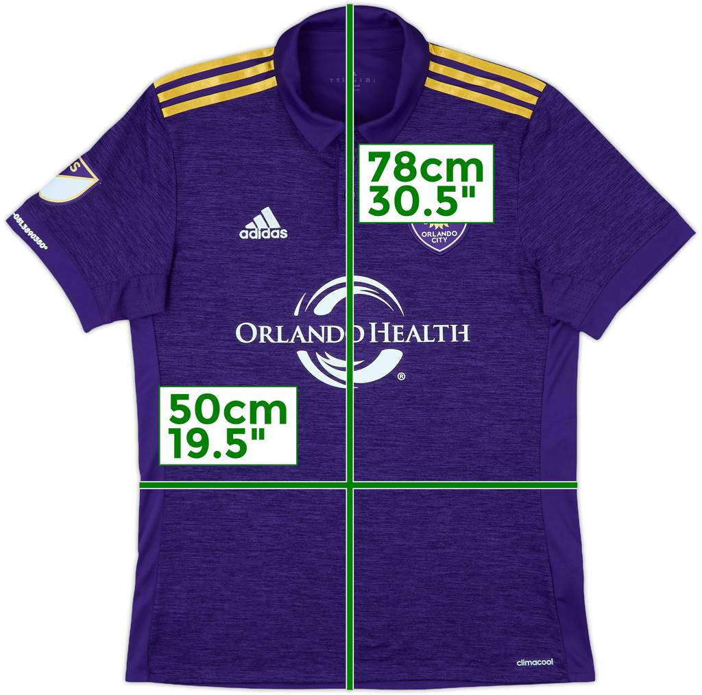 2017 Orlando City adidas Home Shirt - 10/10 - (M)