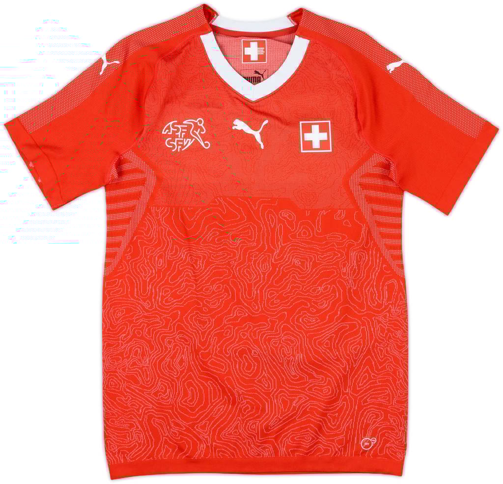 2018-20 Switzerland Authentic Home Shirt - 7/10 - (XL)