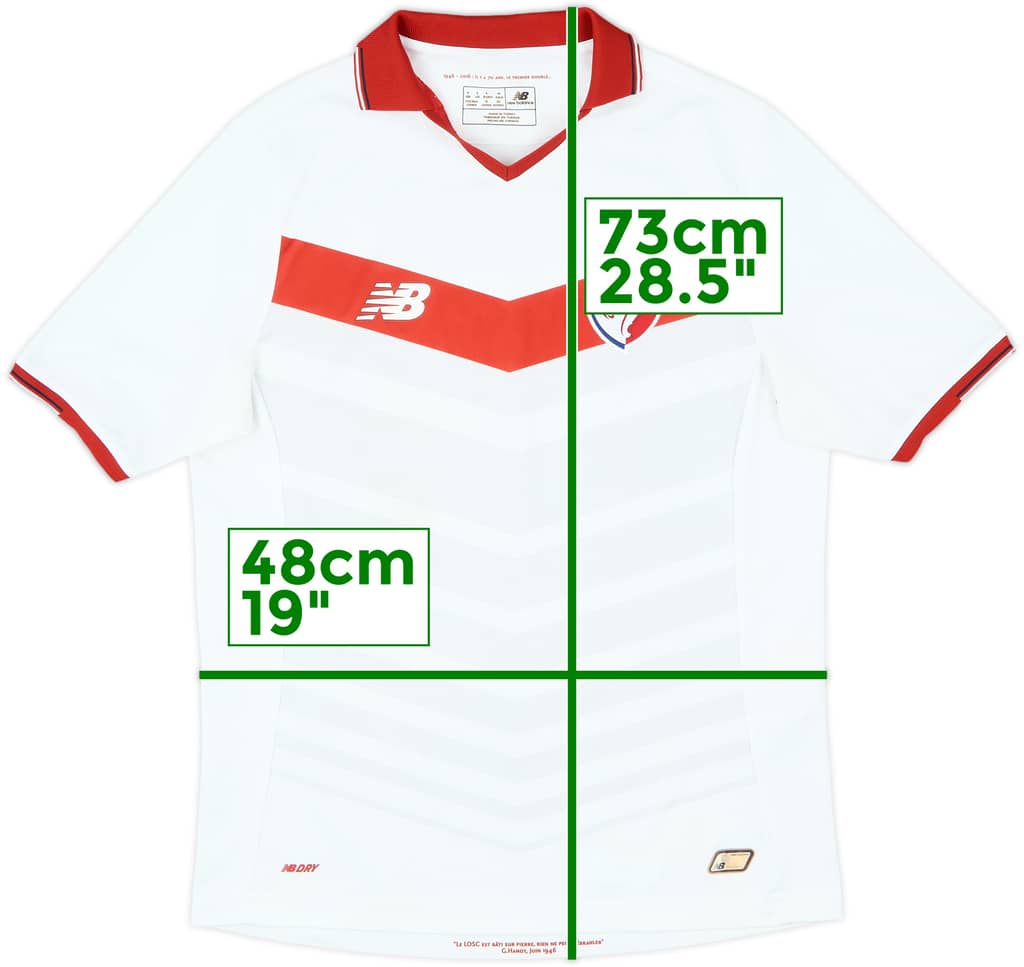 2016-17 Lille Home Shirt - 8/10 - (S)