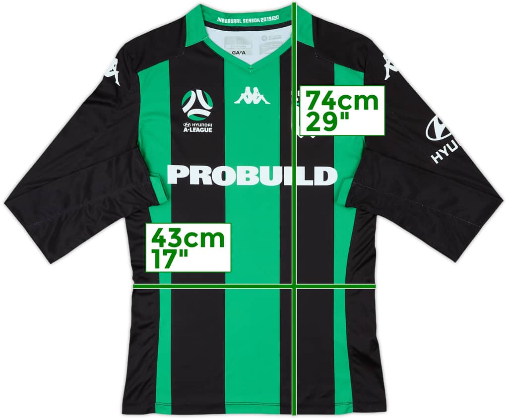 2019-20 Western United Home L/S Shirt - 9/10 - (M)