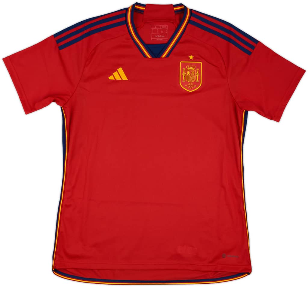 2022-23 Spain Home Shirt - 10/10 - (L)