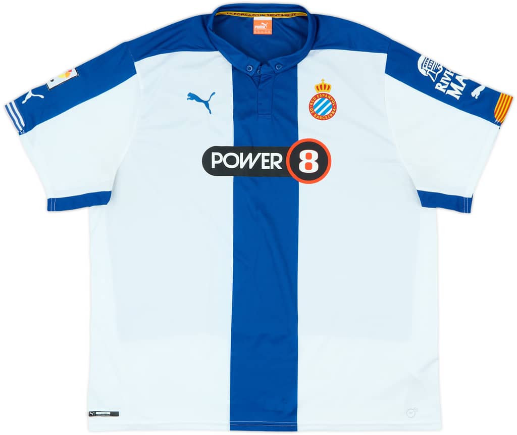 2014-15 Espanyol Home Shirt - 7/10 - (3XL)