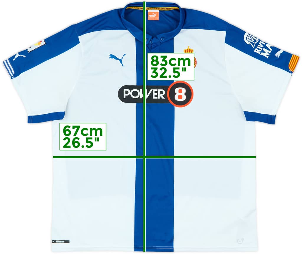 2014-15 Espanyol Home Shirt - 7/10 - (3XL)