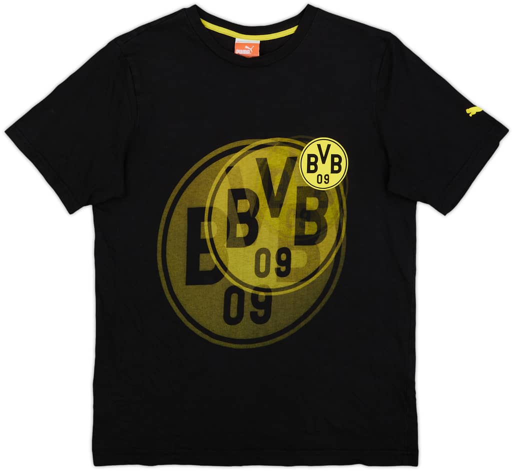 2016-17 Borussia Dortmund Puma Graphic Tee - 9/10 - (XL.Boys)