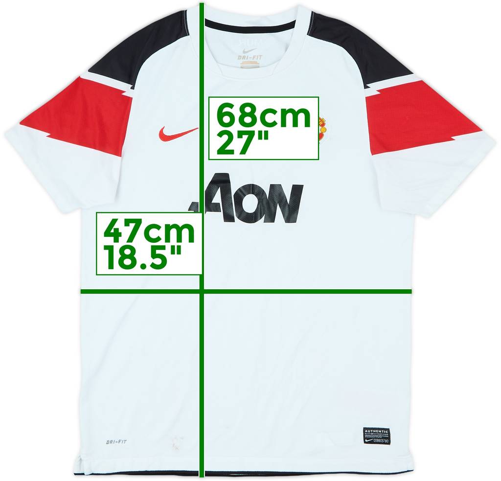 2010-12 Manchester United Away Shirt - 6/10 - (XL.Boys)