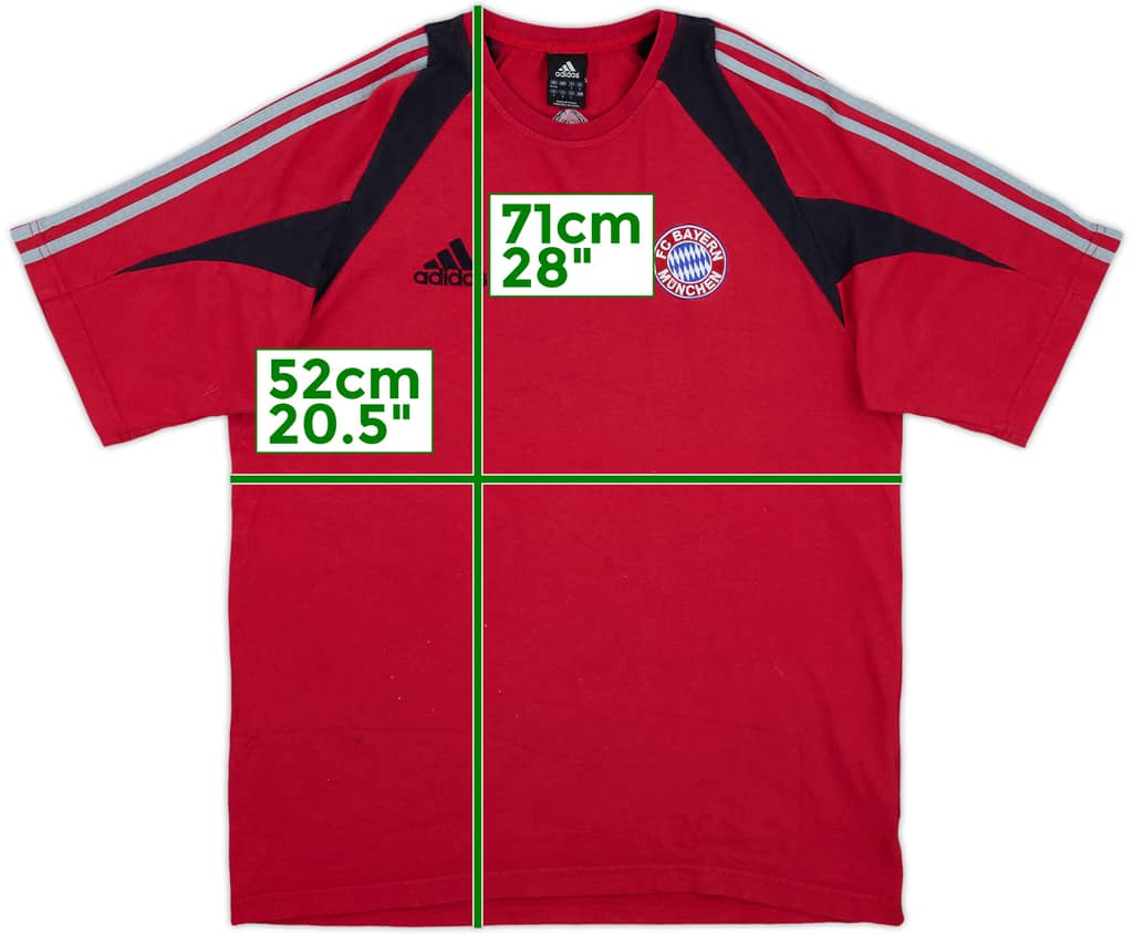 2004-05 Bayern Munich adidas Cotton Tee - 8/10 - (M)