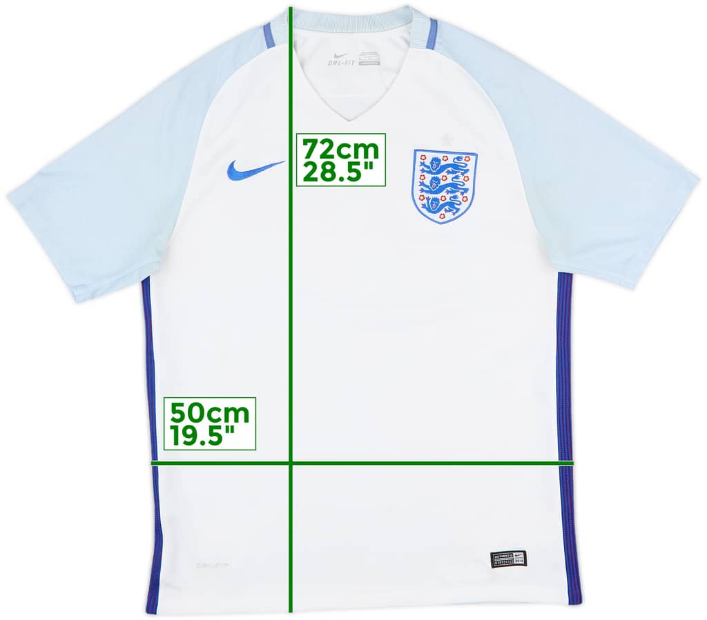2016-17 England Home Shirt - 5/10 - (M)