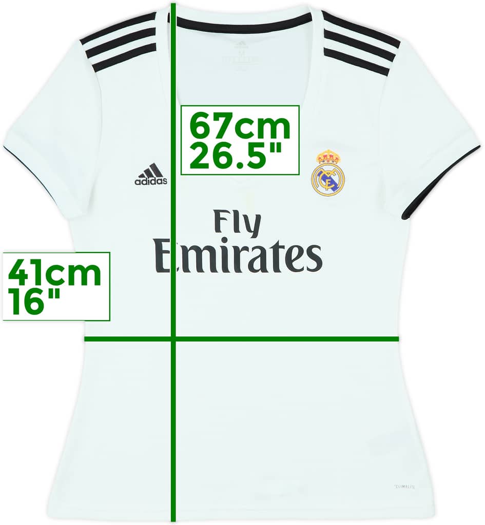 2018-19 Real Madrid Home Shirt - 6/10 - (Women's M)