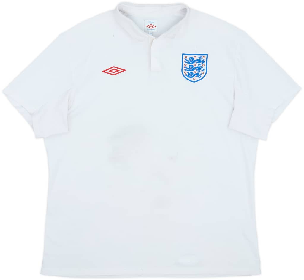 2009-10 England Home Shirt - 5/10 - (XL)