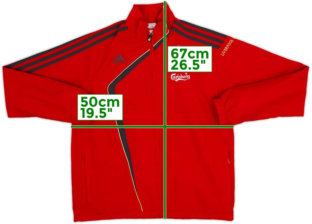 2009-10 Liverpool adidas Track Jacket - 8/10 - (L.Boys)